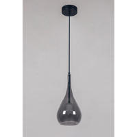 LUSTER     15/31,5/120 cm   - svetlosiva/crna, Trendi, staklo/metal (15/31,5/120cm)