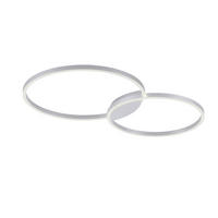 LED-DECKENLEUCHTE 96,4/60 cm    - Alufarben, Design, Metall (96,4/60cm)