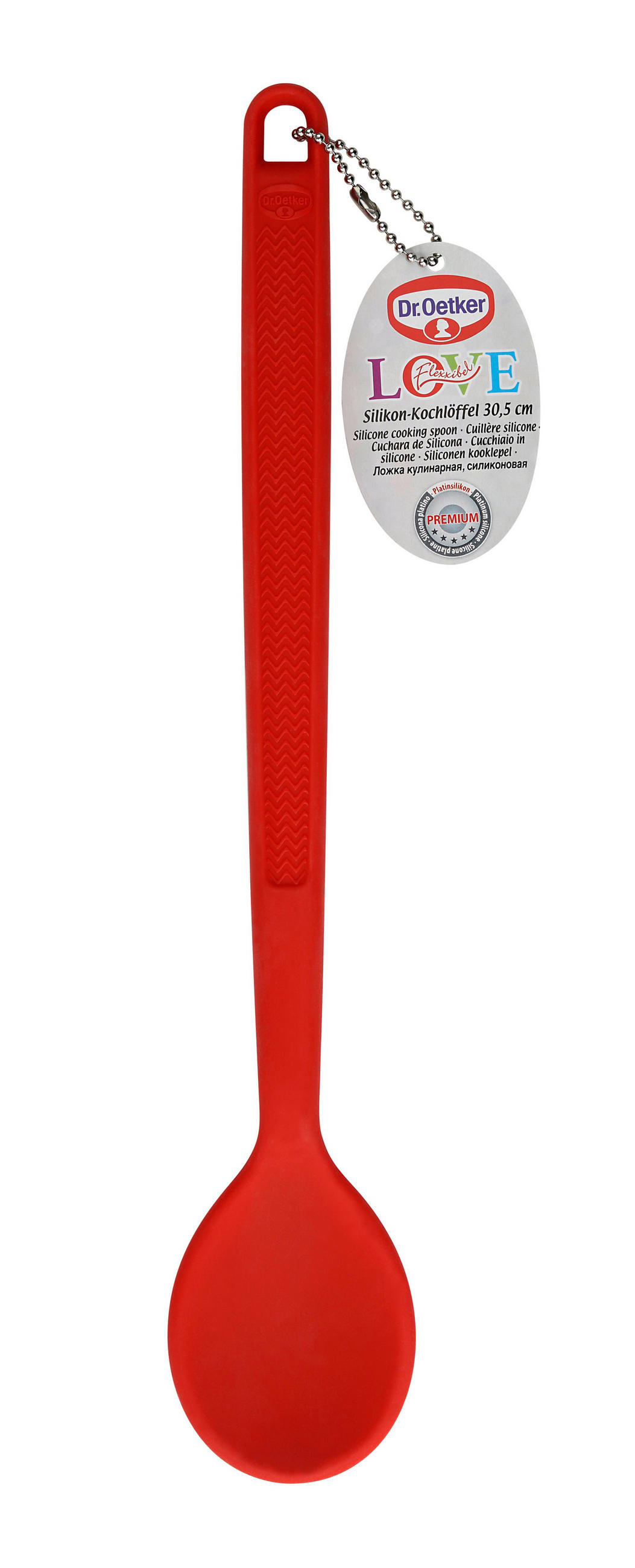 KOCHLÖFFEL - Rot, Design, Kunststoff (30,5cm) - Dr.Oetker