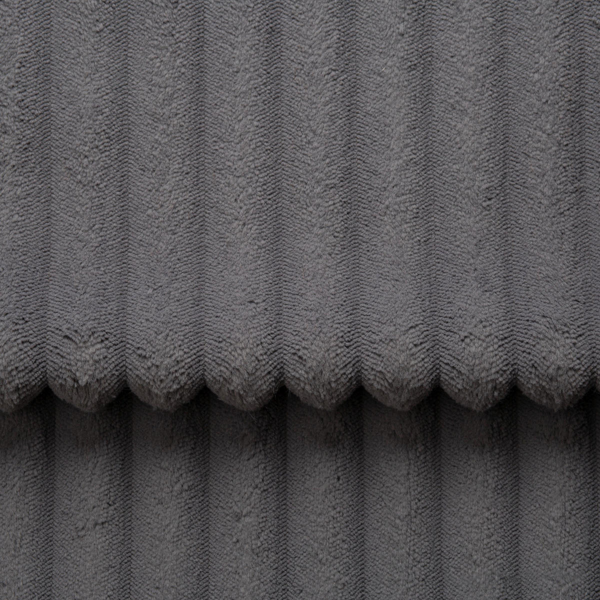 SCHLAFSOFA  mit Cord Anthrazit  - Anthrazit/Schwarz, KONVENTIONELL, Kunststoff/Textil (211/96/105cm) - Carryhome