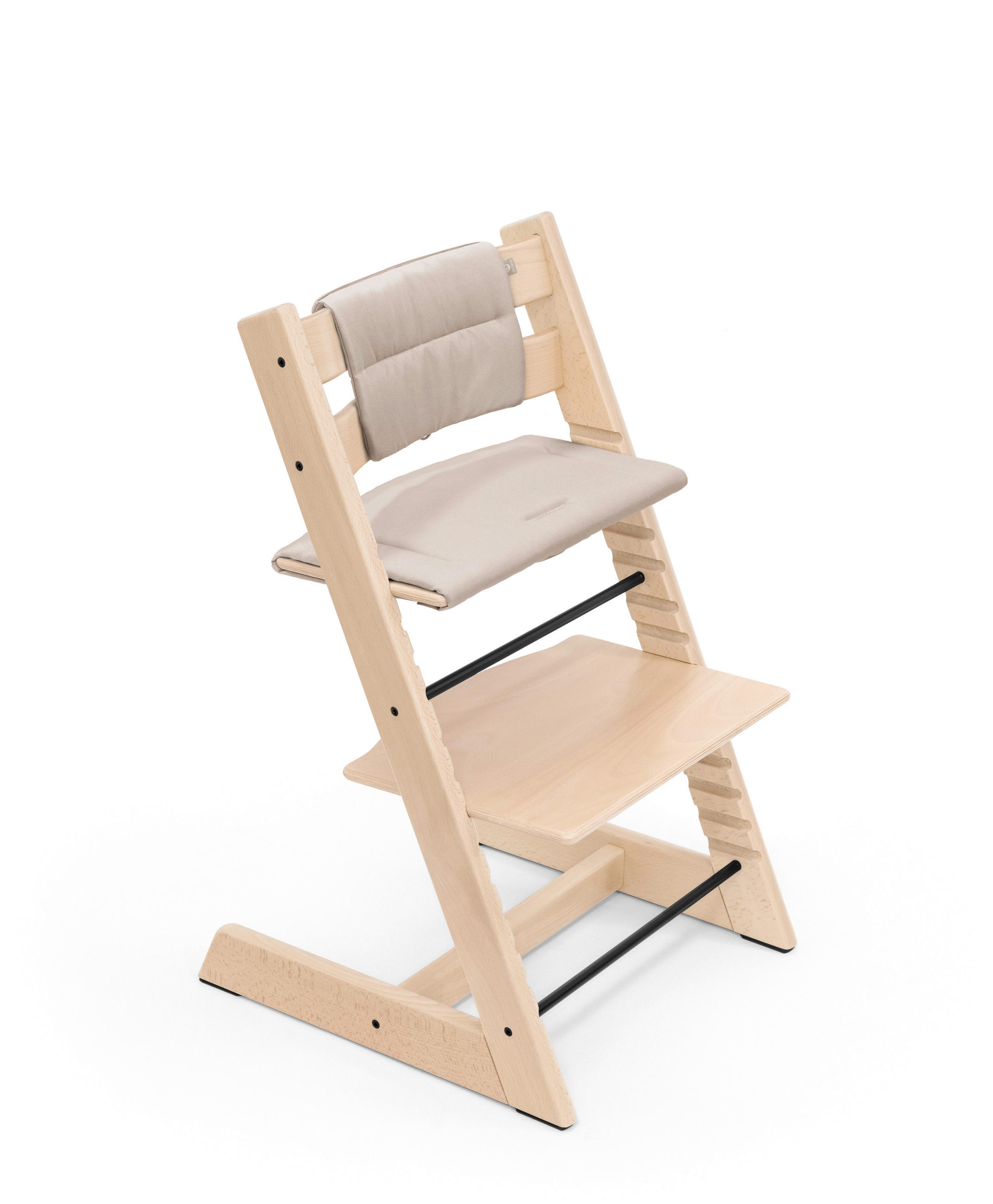 HOCHSTUHLEINLAGE  - Beige, Basics, Textil (41cm) - Stokke