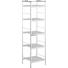 REGAL in 35,5/129,5/33 cm Edelstahlfarben, Hellbraun - Hellbraun/Edelstahlfarben, KONVENTIONELL, Holz/Metall (35,5/129,5/33cm) - Carryhome REGAL in 35,5/129,5/33 cm Edelstahlfarben, Hellbraun - Hellbraun/Edelstahlfarben, KONVENTIONELL, Holz/Metall (35,5/129,5/33cm) - Carryhome