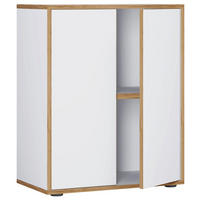 AKTENSCHRANK 60/74/33 cm  - Honigeiche/Weiss, Design, Holzwerkstoff (60/74/33cm) - MID.YOU