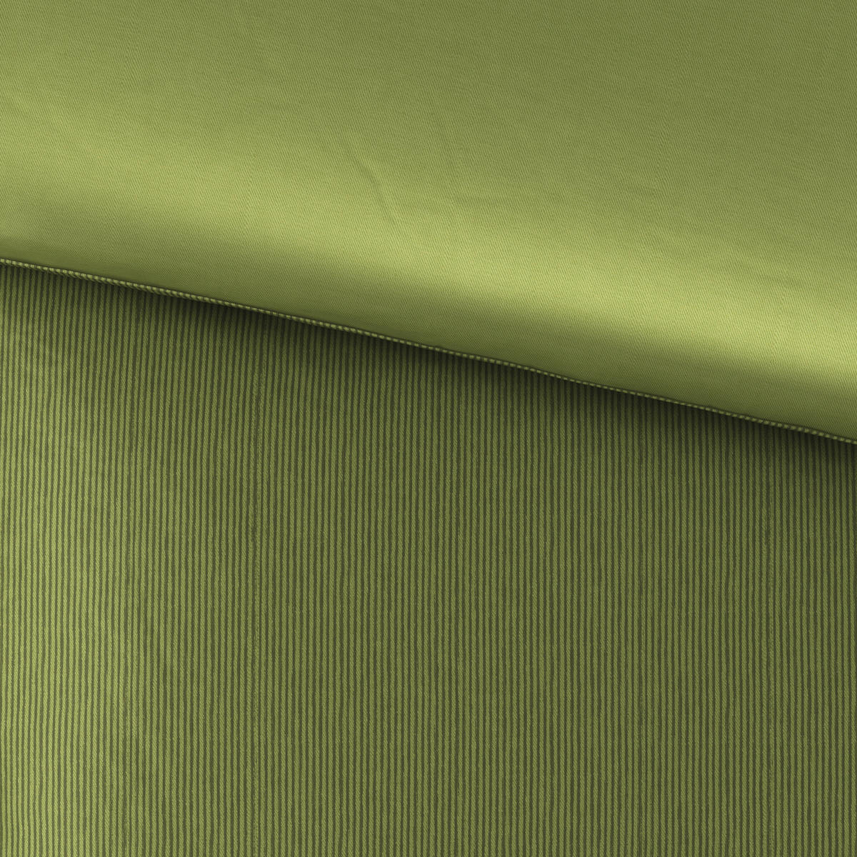 WENDEBETTWÄSCHE Satin 135/200 cm  - Dunkelgrün, Basics, Textil (135/200cm) - Bio:Vio