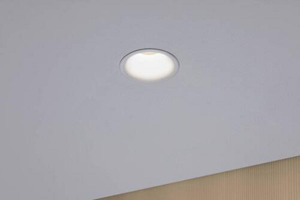 DECKENLEUCHTE 7,7/5 cm   - Weiß, Design, Kunststoff (7,7/5cm) - Paulmann