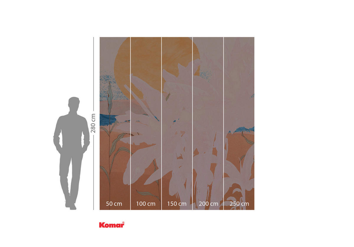 FOTOTAPET 200/280 cm  - multicolor, Trend, papper (200/280cm) - Komar