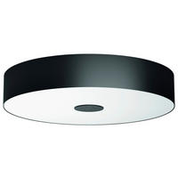LED-DECKENLEUCHTE White Ambiance White Fair 44,4/9,9 cm   - Schwarz, Design, Glas/Metall (44,4/9,9cm) - Philips HUE