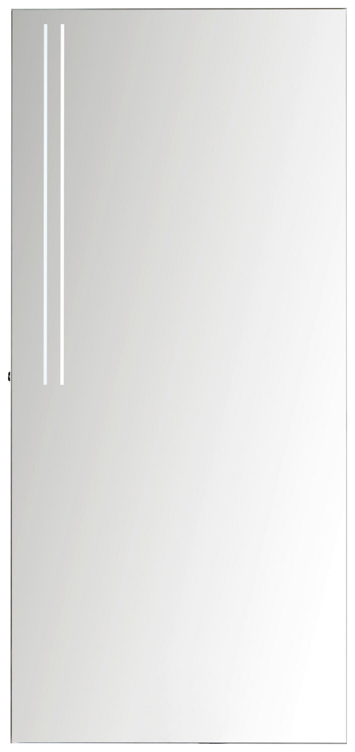 BADEZIMMERSPIEGEL 50/109/3 cm  - Silberfarben/Alufarben, MODERN, Glas/Metall (50/109/3cm) - Novel