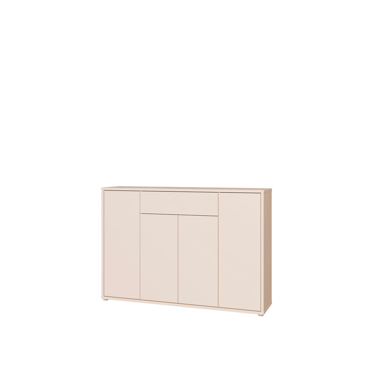 SCHUHSCHRANK Sandfarben  - Sandfarben/Grau, MODERN, Holzwerkstoff/Kunststoff (143,9/99,1/34,9cm) - Carryhome