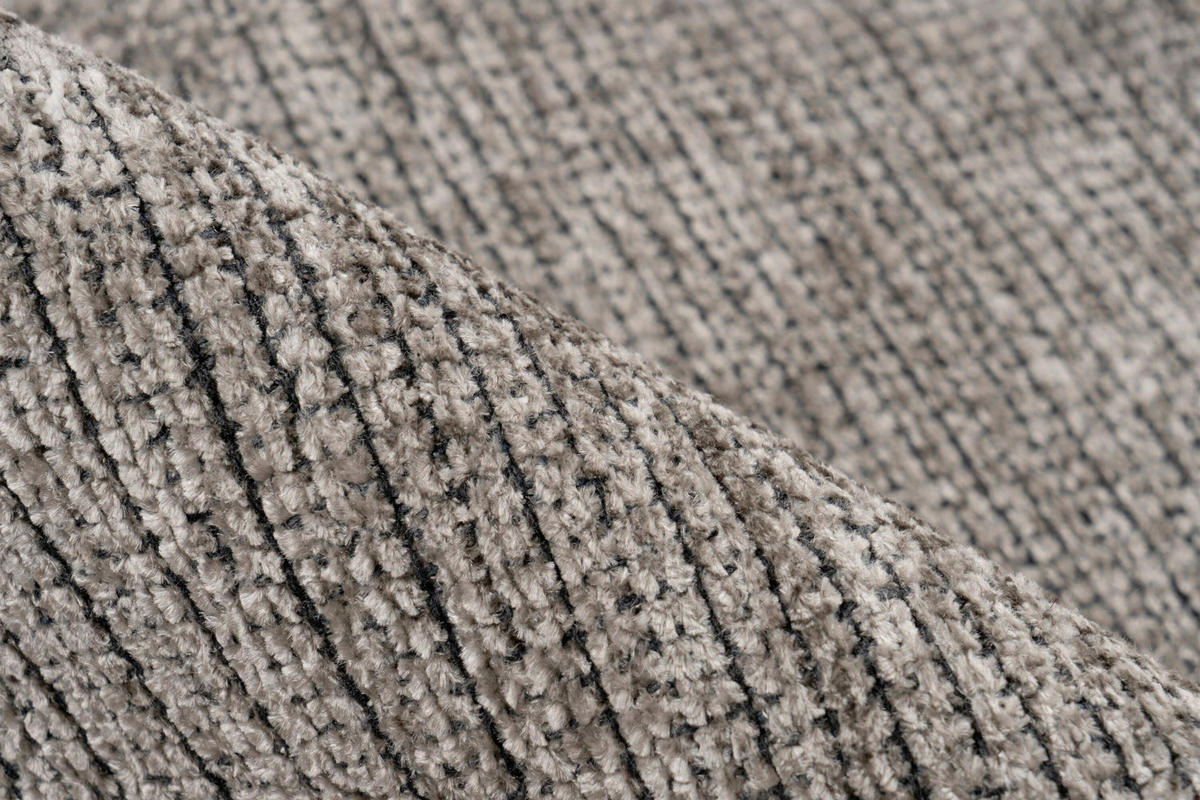 FLACHWEBETEPPICH 200/290 cm Roma Silberfarben  - Silberfarben, KONVENTIONELL, Textil (200/290cm) - Batucci