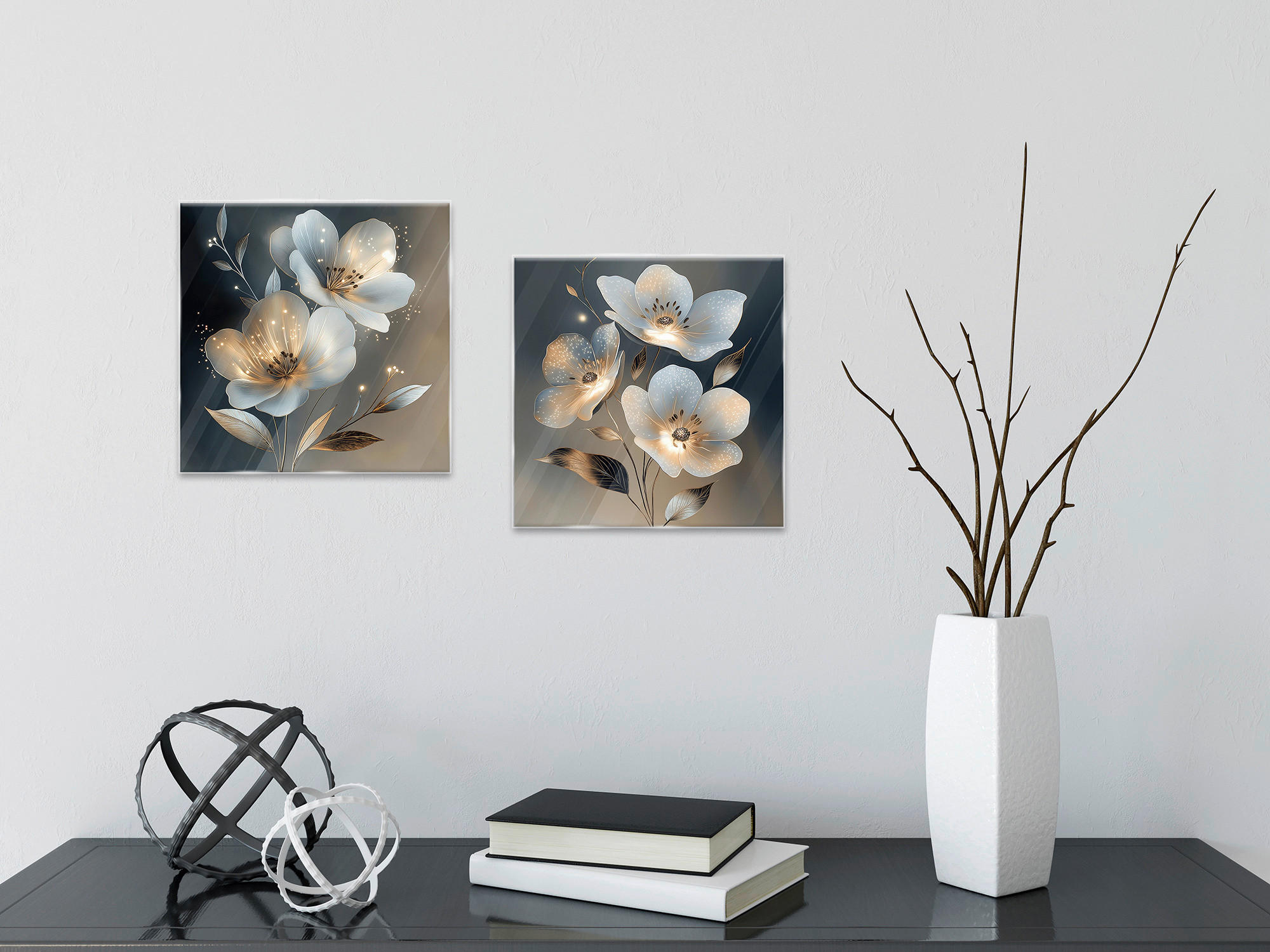 GLASBILD 20/40/1,4 cm  - Naturfarben, Basics, Glas (20/40/1,4cm)