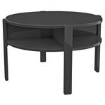 COUCHTISCH 74,4/74,4/45,5 cm rund Schwarz  - Schwarz, Design, Holzwerkstoff (74,4/74,4/45,5cm) - Carryhome