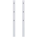 GARDEROBENPANEEL 10/163/2 cm  - Grau, MODERN, Kunststoff (10/163/2cm) - Hom`in