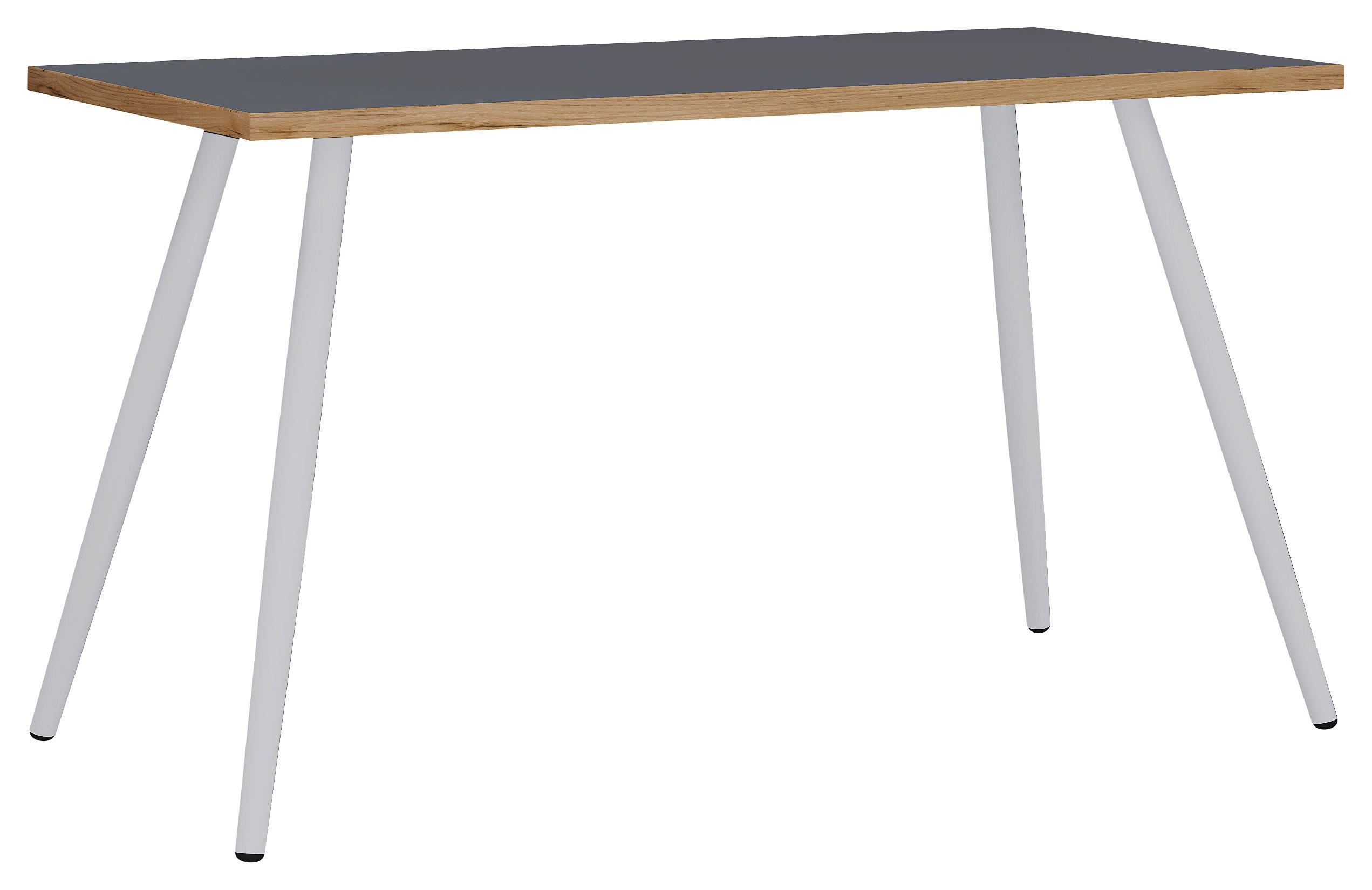 SCHREIBTISCH 110/50/70 cm  in Anthrazit, Honigeiche  - Honigeiche/Anthrazit, Design, Holzwerkstoff/Metall (110/50/70cm) - MID.YOU