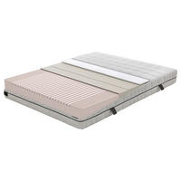 KOMFORTSCHAUMMATRATZE ROYAL COMFORT 7 180/200 cm Höhe ca. 22 cm 7 -Zonen - Weiß, Basics, Textil (180/200cm) - Yatas