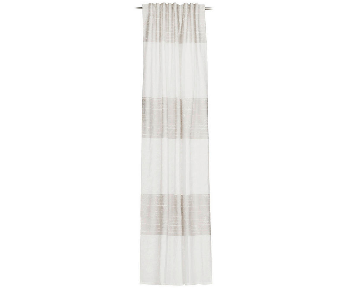 FERTIGVORHANG  halbtransparent   135/245 cm  - Silberfarben, Basics, Textil (135/245cm) - Novel