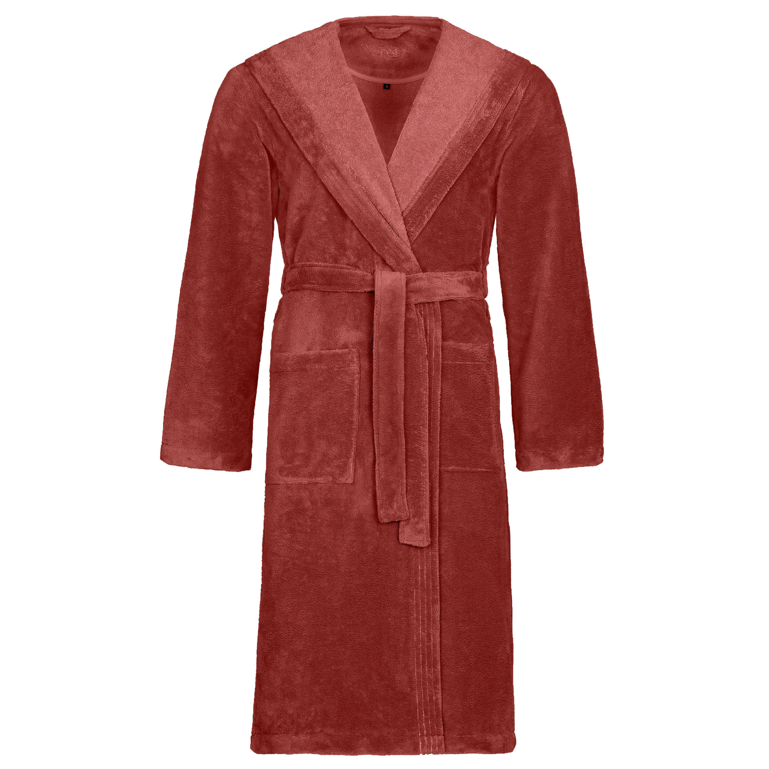 BADEMANTEL XS Unisex  - Rot, Basics, Textil (XSnull) - Vossen