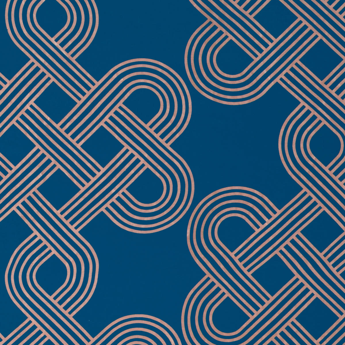 BETTWÄSCHE TIJN Satin 200/200 cm  - Sandfarben/Blau, Design, Textil (200/200cm) - Novel