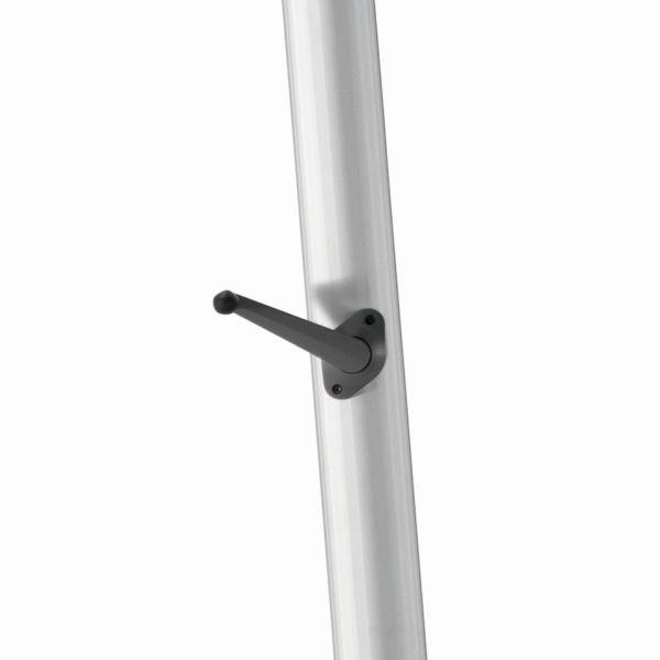 AMPELSCHIRM  300/300 cm  - Alufarben/Grau, KONVENTIONELL, Textil/Metall (300/300cm) - Glatz