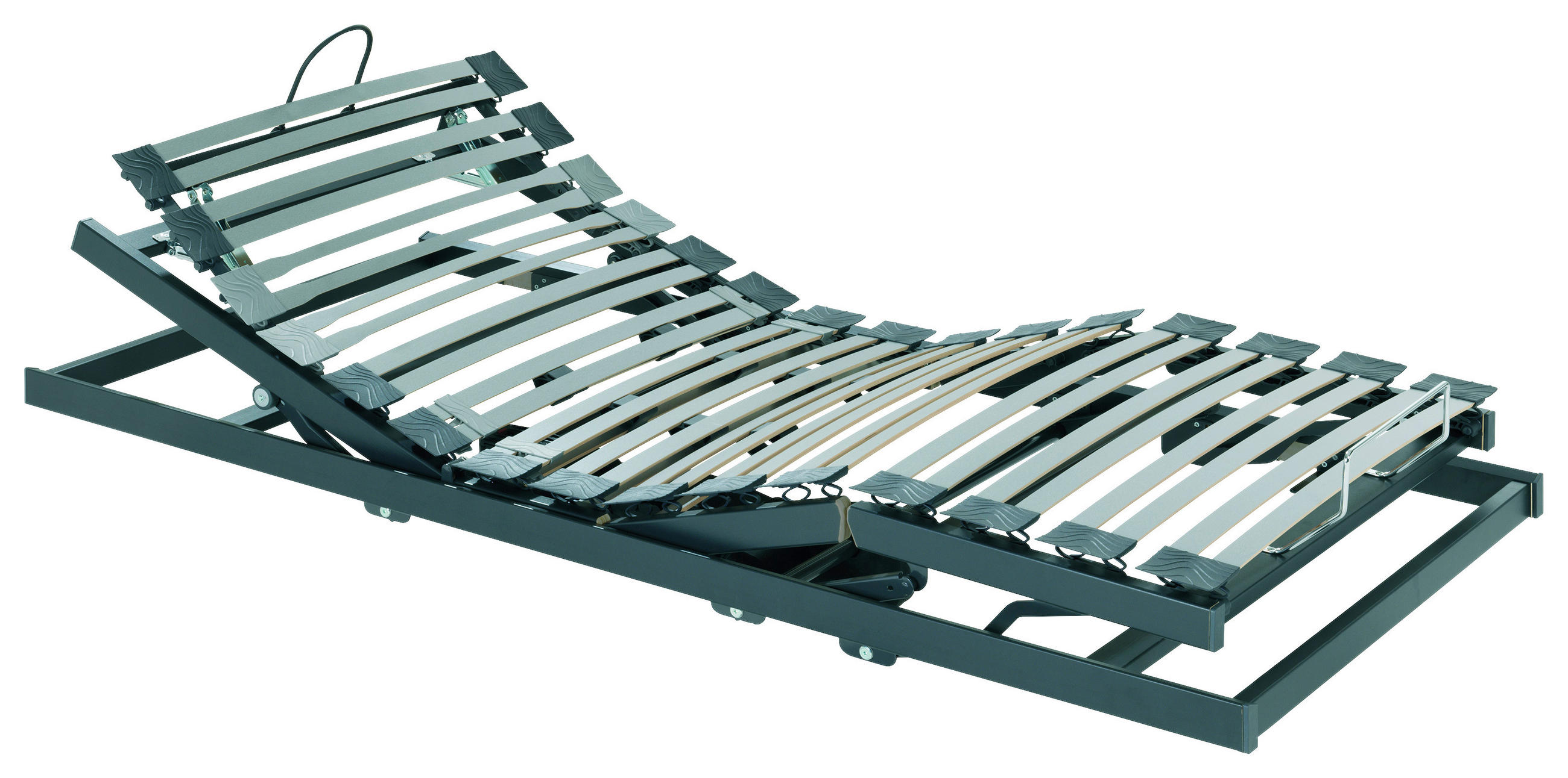 LATTENROST 90/200 cm  - Anthrazit/Grau, Basics, Holz (90/200cm) - Bico Hilding Anders