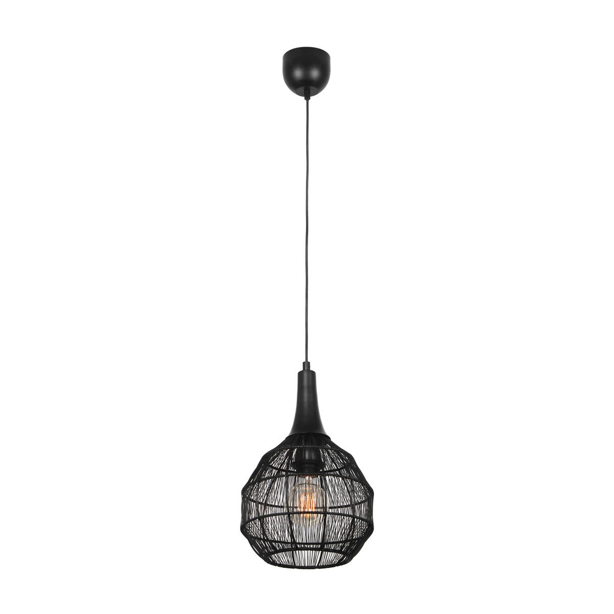 HÄNGELEUCHTE 26/150 cm    - Schwarz, Basics, Metall (26/150cm) - Trio Leuchten
