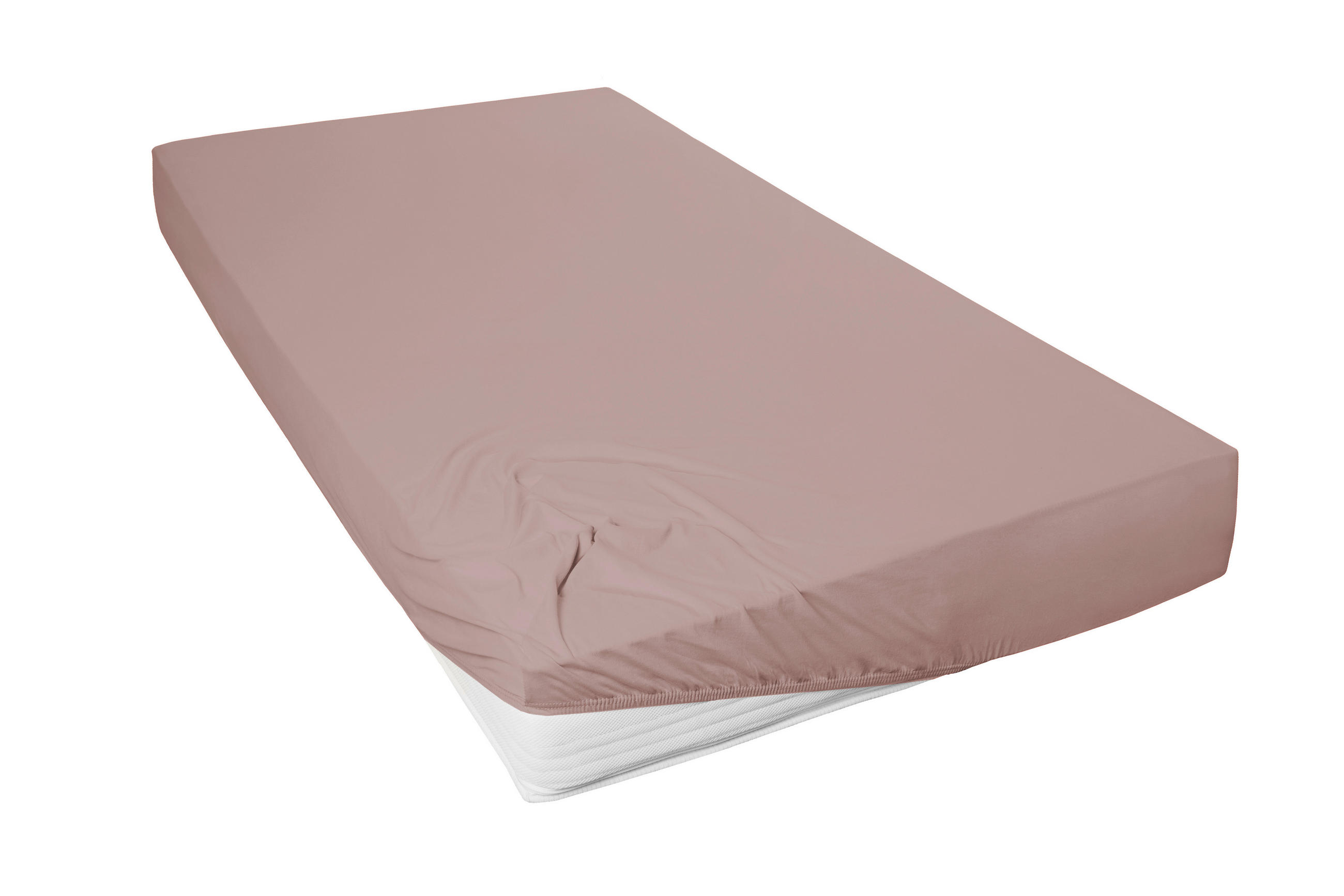 SPANNLEINTUCH 190/200 cm Jersey  - Dunkelbraun, Basics, Textil (190/200cm)