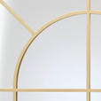 WANDSPIEGEL 100/200/2,5 cm    in Freiform  - Goldfarben, LIFESTYLE, Glas/Holzwerkstoff (100/200/2,5cm) - Landscape