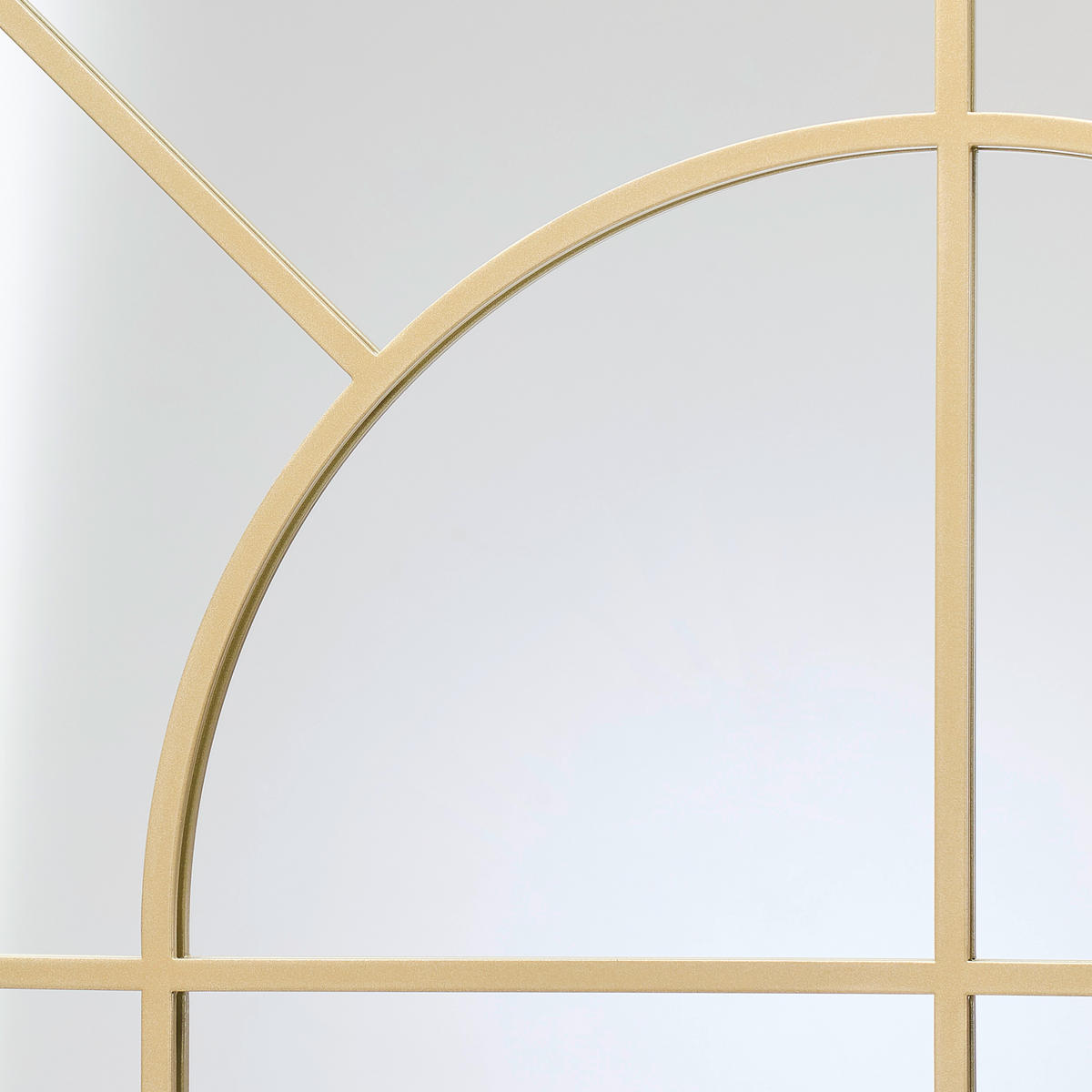 WANDSPIEGEL 100/200/2,5 cm    in Freiform  - Goldfarben, LIFESTYLE, Glas/Holzwerkstoff (100/200/2,5cm) - Landscape