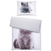 DJEČJA POSTELJINA 140/200 cm  CAT  - višebojno, Konvencionalno, tekstil (140/200cm)