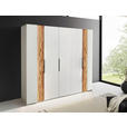 DREHTÜRENSCHRANK  in Weiß, Wildeiche  - Wildeiche/Weiß, Design, Holz/Holzwerkstoff (251,9/223,3/62cm) - Dieter Knoll