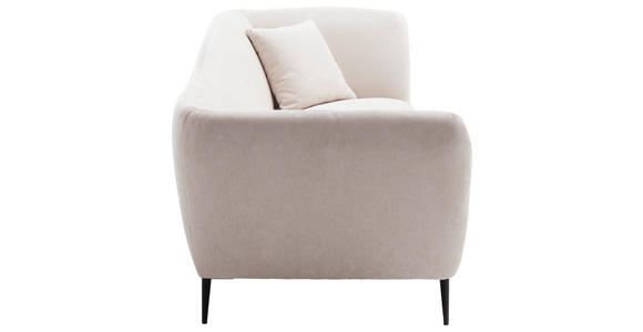 RÉCAMIERE Naturfarben Chenille Zierkissen, Rücken echt  - Schwarz/Naturfarben, KONVENTIONELL, Textil/Metall (224/70/97cm) - Hom`in