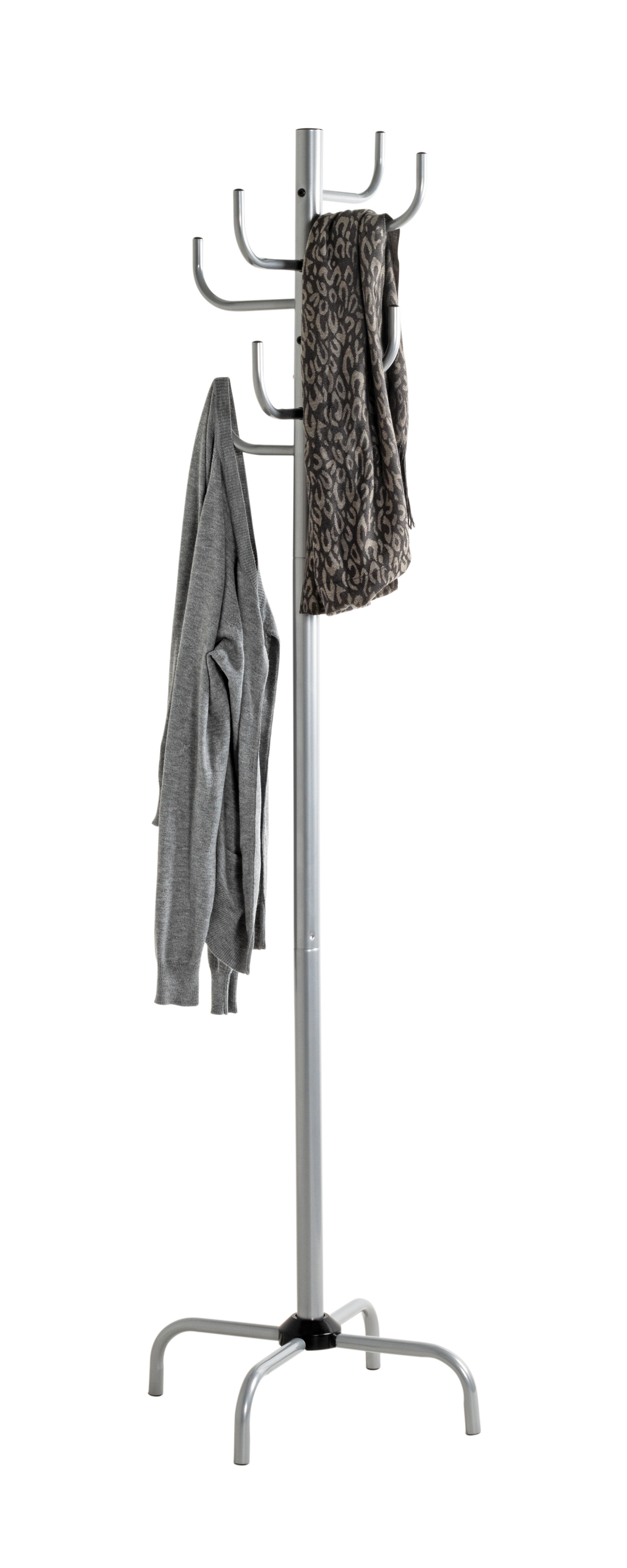 KLEIDERSTÄNDER in Alufarben 37/180/37 cm   - Alufarben, Basics, Metall (37/180/37cm) - Boxxx