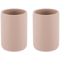 ZAHNPUTZBECHER Kunststoff  - Sandfarben, Trend, Kunststoff (7,3/10,2cm) - Homeware