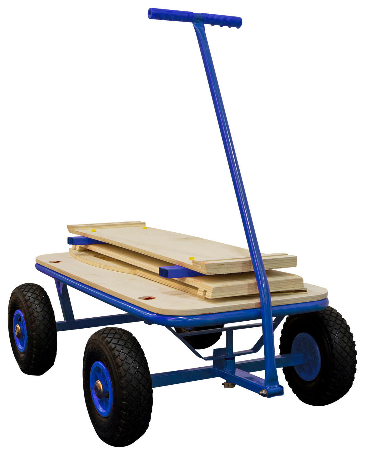 BOLLERWAGEN BILLY BEACH WAGON 61/94,5/97 cm  - Blau, Konventionell, Holz/Metall (61/94,5/97cm)