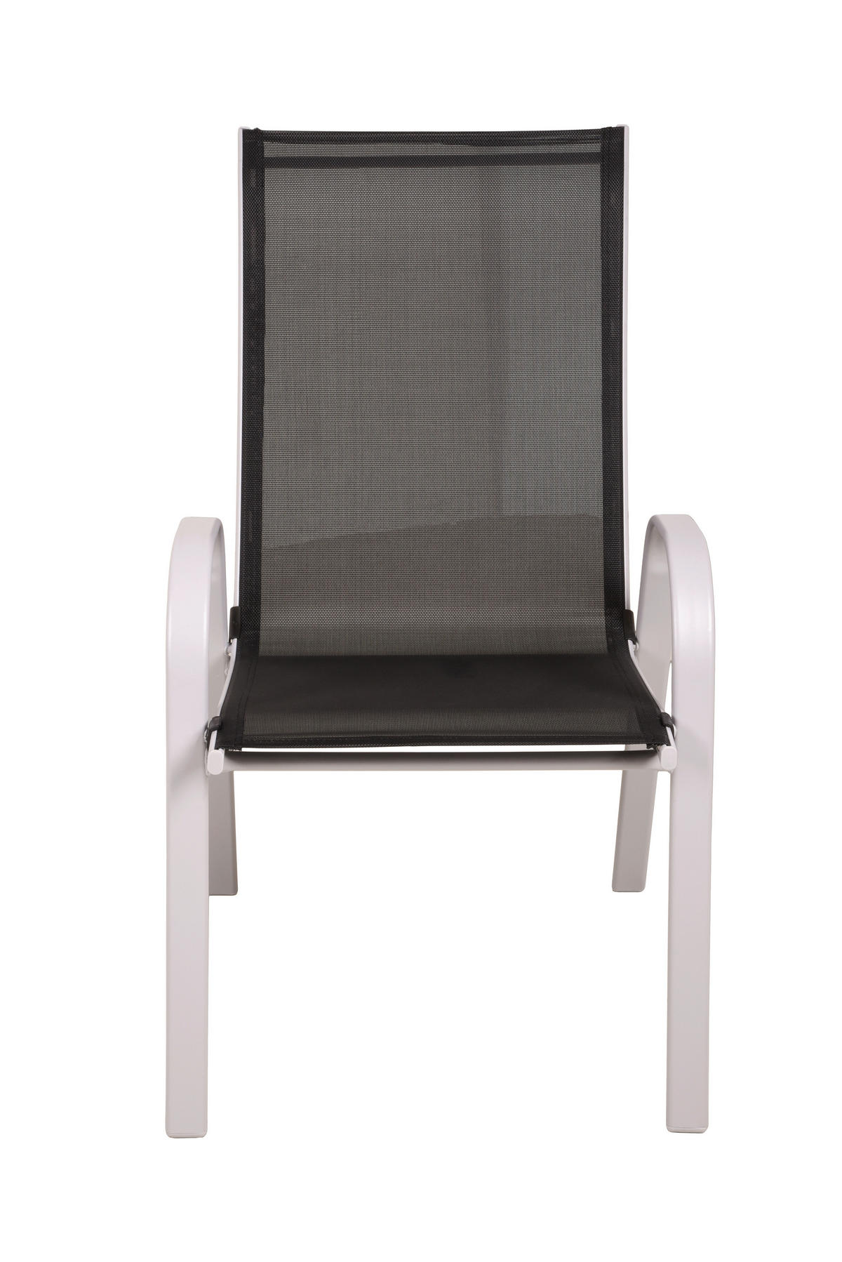 GARTENSTUHL-SET Stahl Grau, Schwarz  - Schwarz/Grau, MODERN, Kunststoff/Metall (55/94/73cm) - Gardenson