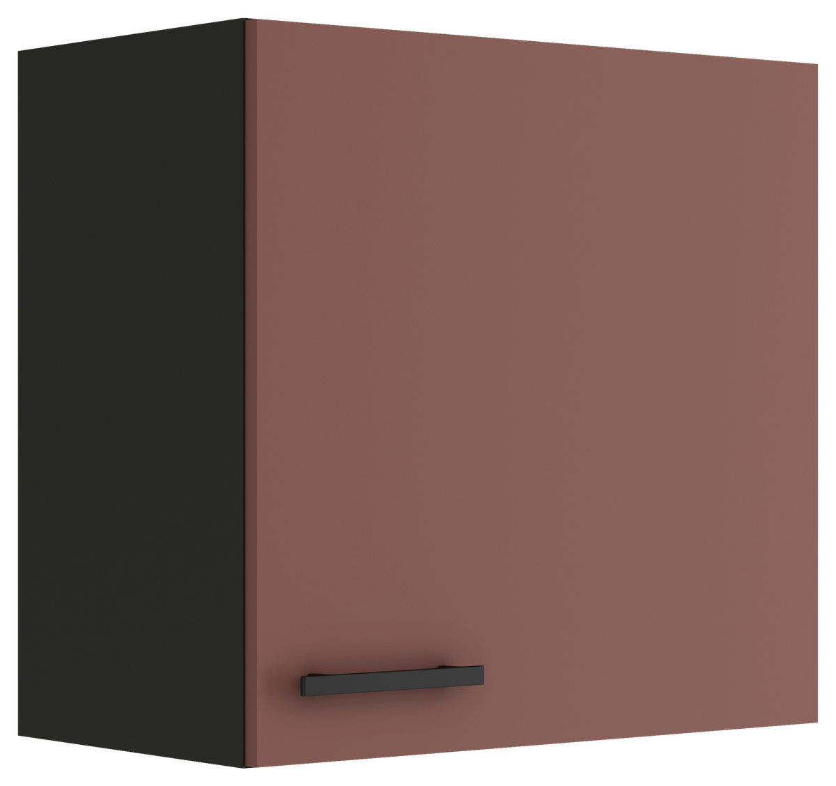 KÜCHENOBERSCHRANK 60/57,6/34,6 cm  in Rotbraun  - Rotbraun/Anthrazit, Basics, Holzwerkstoff/Metall (60/57,6/34,6cm) - Optifit