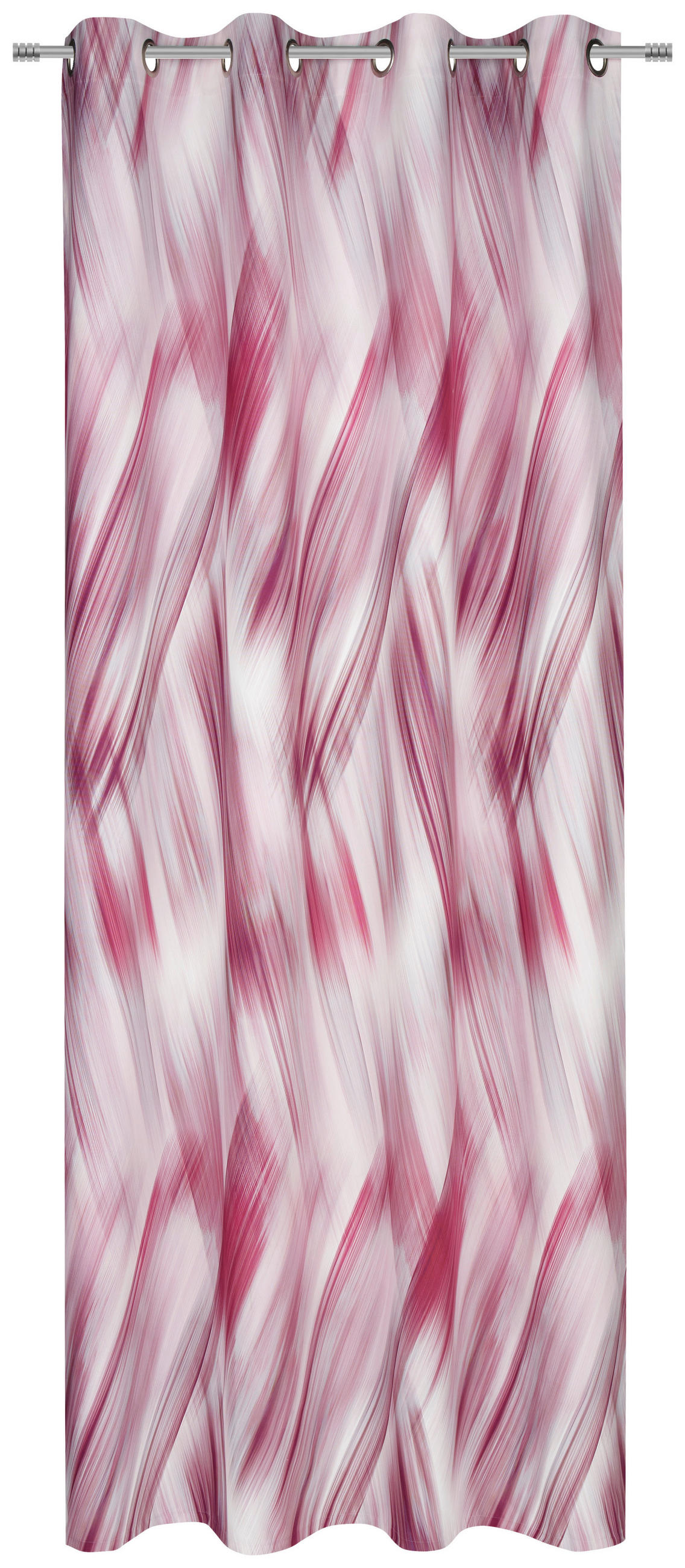 ÖSENSCHAL Gio halbtransparent 140/255 cm   - Rot, Design, Textil (140/255cm) - Novel