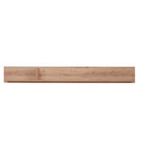 NÁSTĚNNÁ POLICE, dub artisan, 180/22/22 cm - dub artisan, Basics, kompozitní dřevo (180/22/22cm) - Cantus