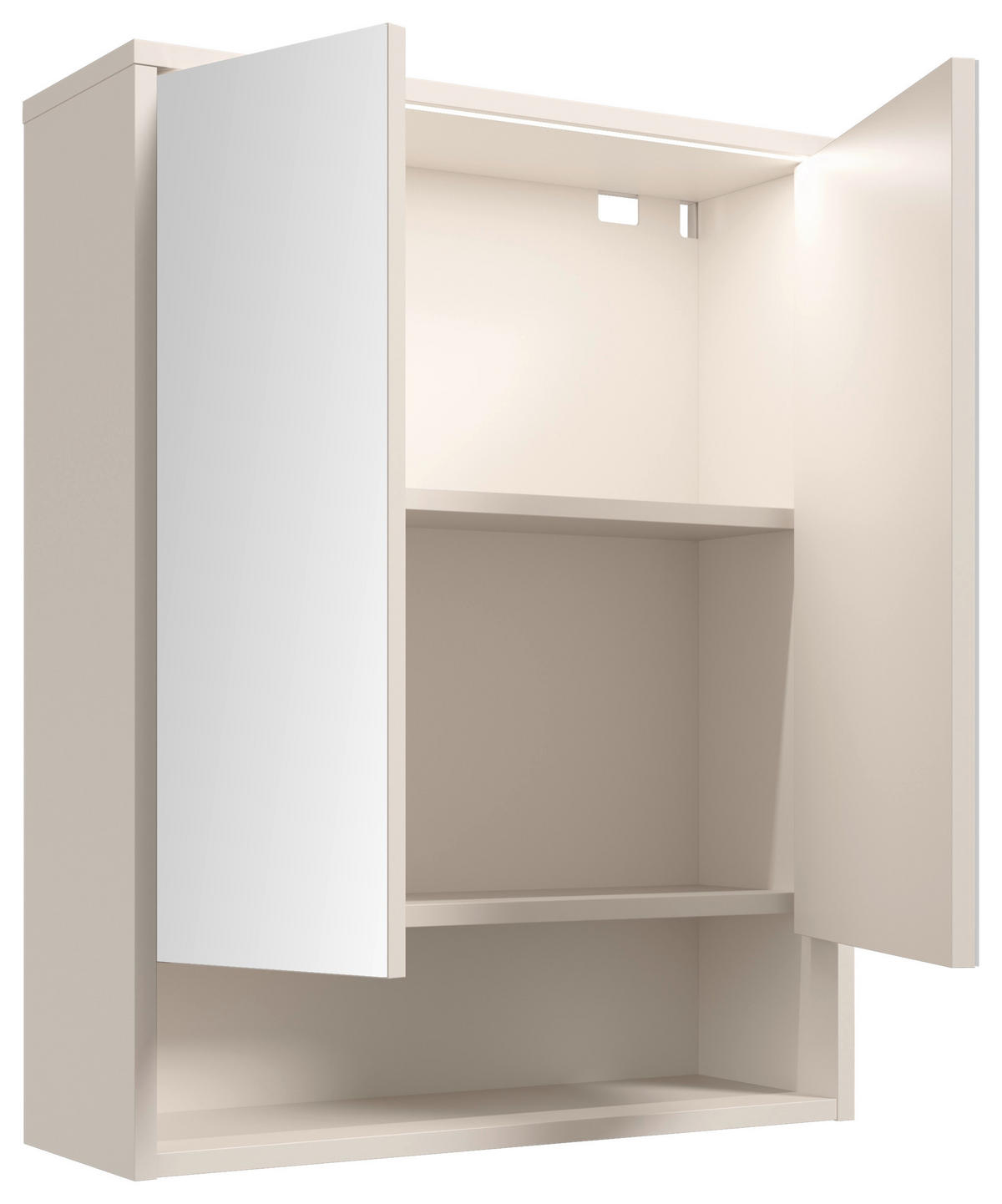 SPIEGELSCHRANK 60/75/20 cm  - Kaschmir, MODERN, Glas/Holzwerkstoff (60/75/20cm) - MID.YOU