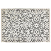 OUTDOORTEPPICH 160/230 cm Serina Grau, Weiß  - Weiß/Grau, Basics, Kunststoff (160/230cm) - Astra