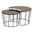 SATZTISCH in Metall, Glas 76/58/76/85/45/50 cm - Schwarz/Bronzefarben, Trend, Glas/Metall (76/58/76/85/45/50cm) - Ambia Home SATZTISCH in Metall, Glas 76/58/76/85/45/50 cm - Schwarz/Bronzefarben, Trend, Glas/Metall (76/58/76/85/45/50cm) - Ambia Home