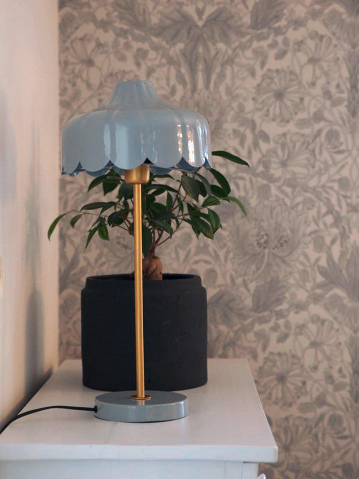TISCHLEUCHTE PR Home Wera 24/50 cm   - Jadegrün/Graublau, LIFESTYLE, Metall (24/50cm)