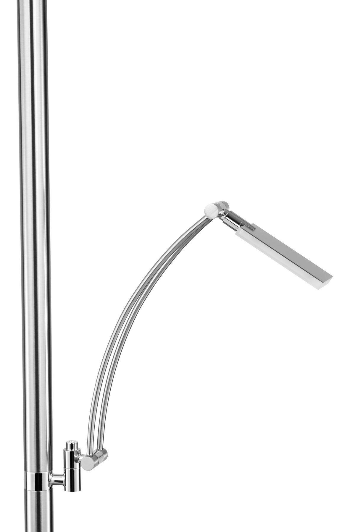 LED-DECKENFLUTER Niko 35/180 cm  - Nickelfarben, KONVENTIONELL, Kunststoff/Metall (35/180cm) - Dieter Knoll