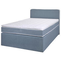 BOXSPRING KREVET  200/120/62 cm    plava  - plava, Dizajnerski, tekstil/pločasti materijal (200/120/62cm) - Xora