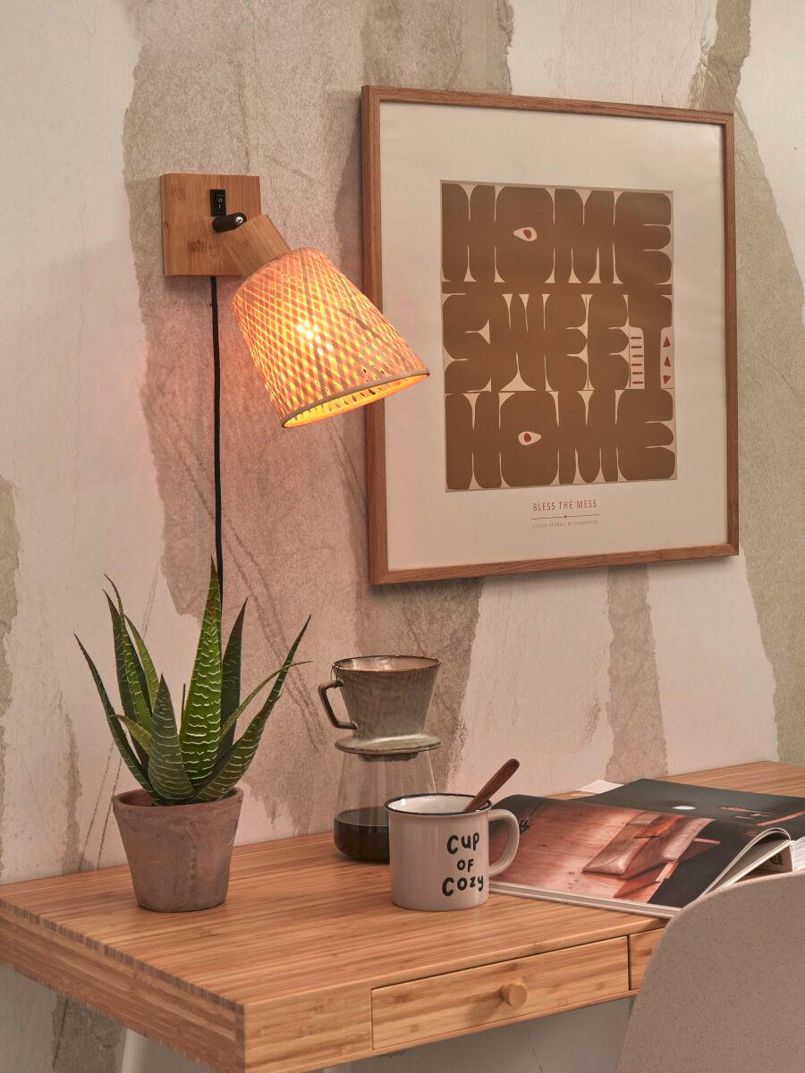 WANDLEUCHTE GOOD&MOJO  15/15/22 cm   - Naturfarben, Trend (15/15/22cm) - Good & Mojo