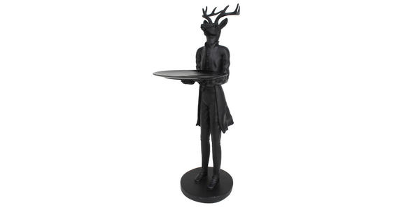 DEKORENTIER - Schwarz, LIFESTYLE, Kunststoff (34,5/62,5/20cm) - Ambia Home