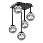 HÄNGELEUCHTE 25,5/25,5/41 cm  - Schwarz, Trend, Glas/Metall (25,5/25,5/41cm) - Novel