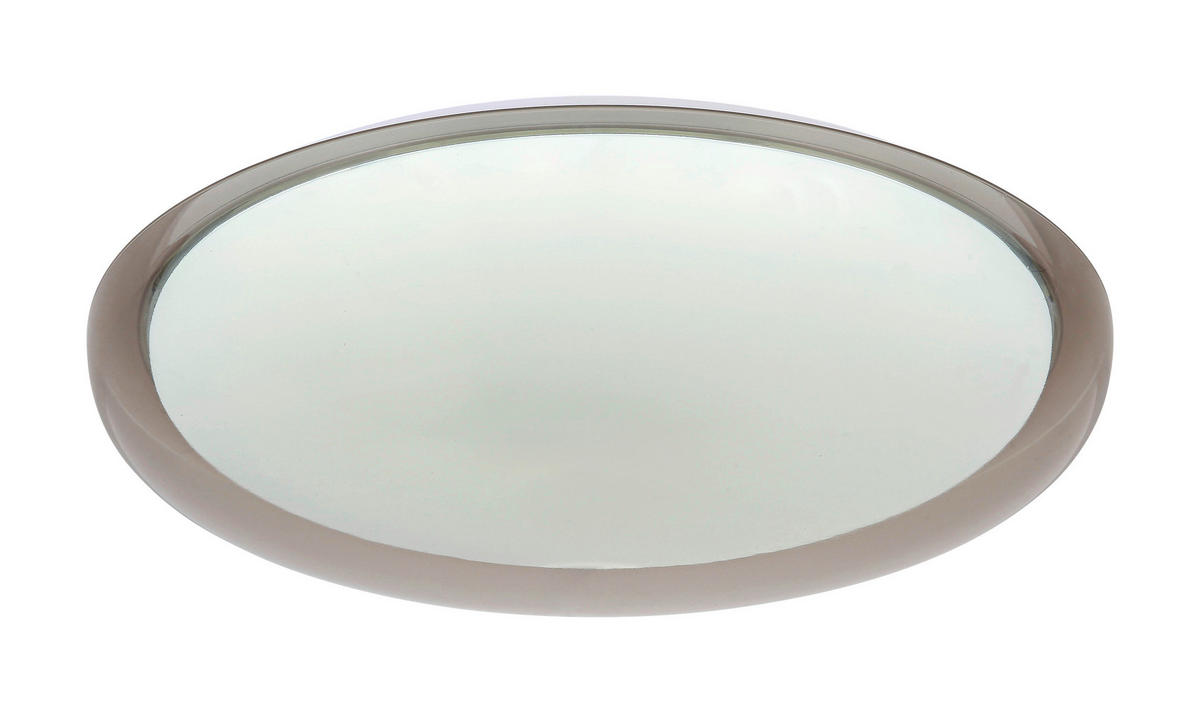 LED MENNYEZETI LÁMPA - áttetsző/fehér, Trend, műanyag/fém (50/9cm) - Novel