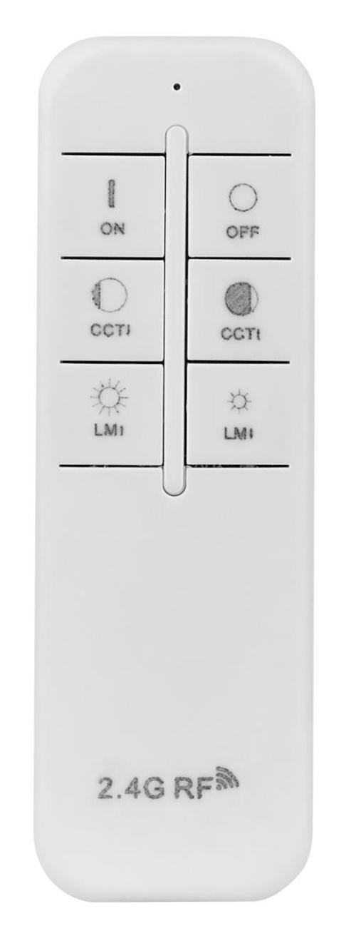 STROPNA LED-SVETILKA  Wiss //3000-6000 K/230 V/ - črna/bela, Basics, kovina/umetna masa (60/10,5cm) - Globo