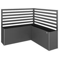 RANKGITTER ohne Hochbeet  - Dunkelgrau, Basics, Metall (201/91/201cm) - Biohort